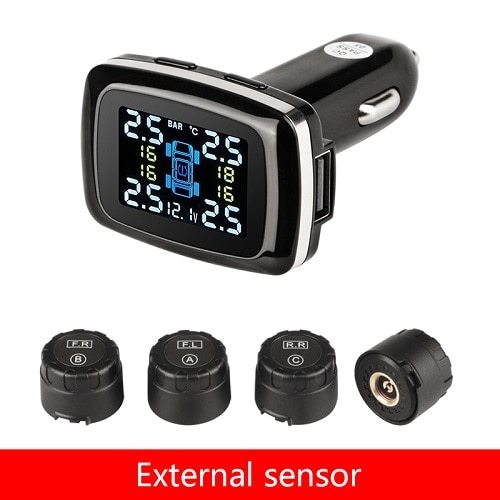 Tire Pressure Monitoring System Sensors, Cigarette Lighter, USB Port, Auto Security Alarm Systems