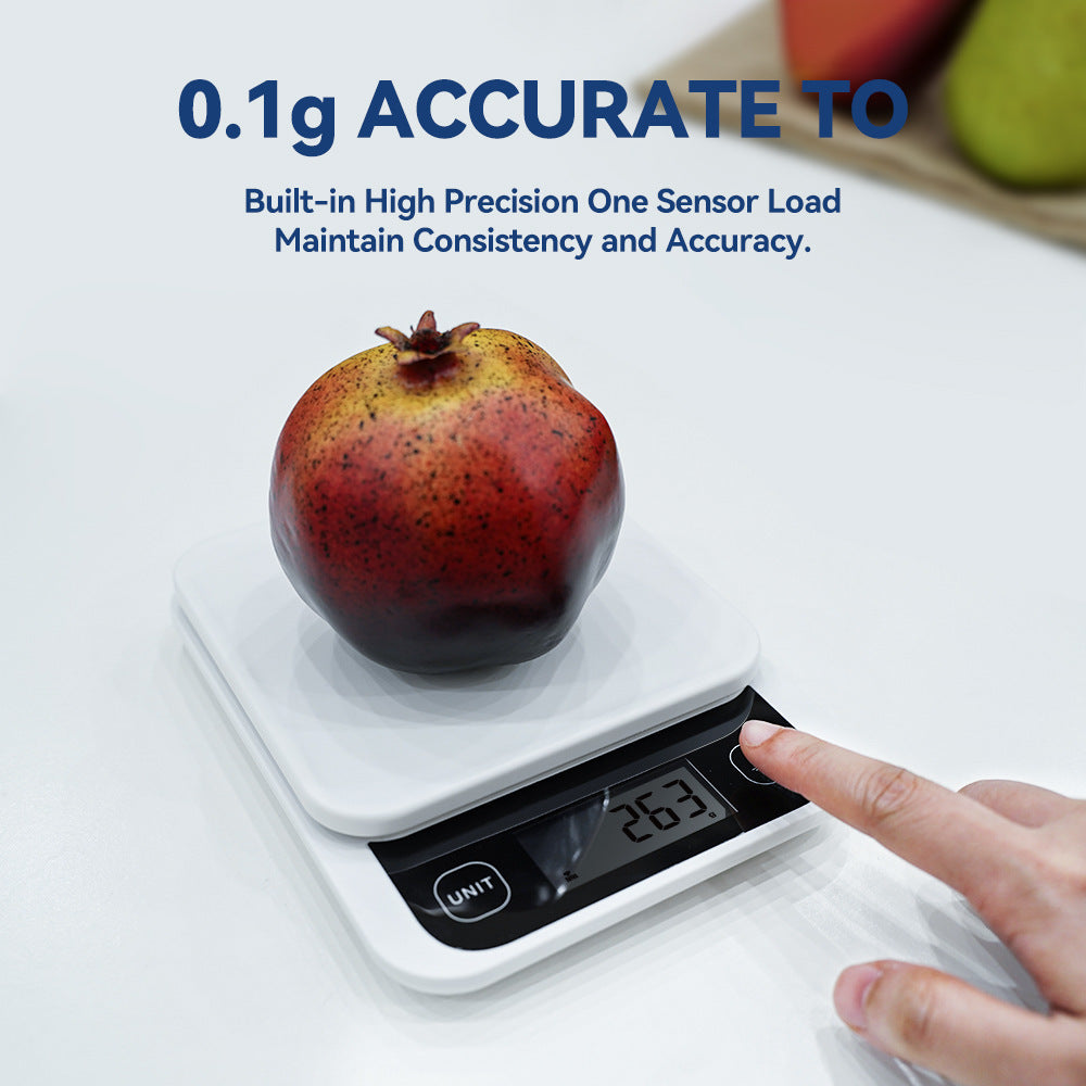 Smart Kitchen Scale with Nutrition Calculator App - Digital Food & Calorie Scale for Cooking and Baking.