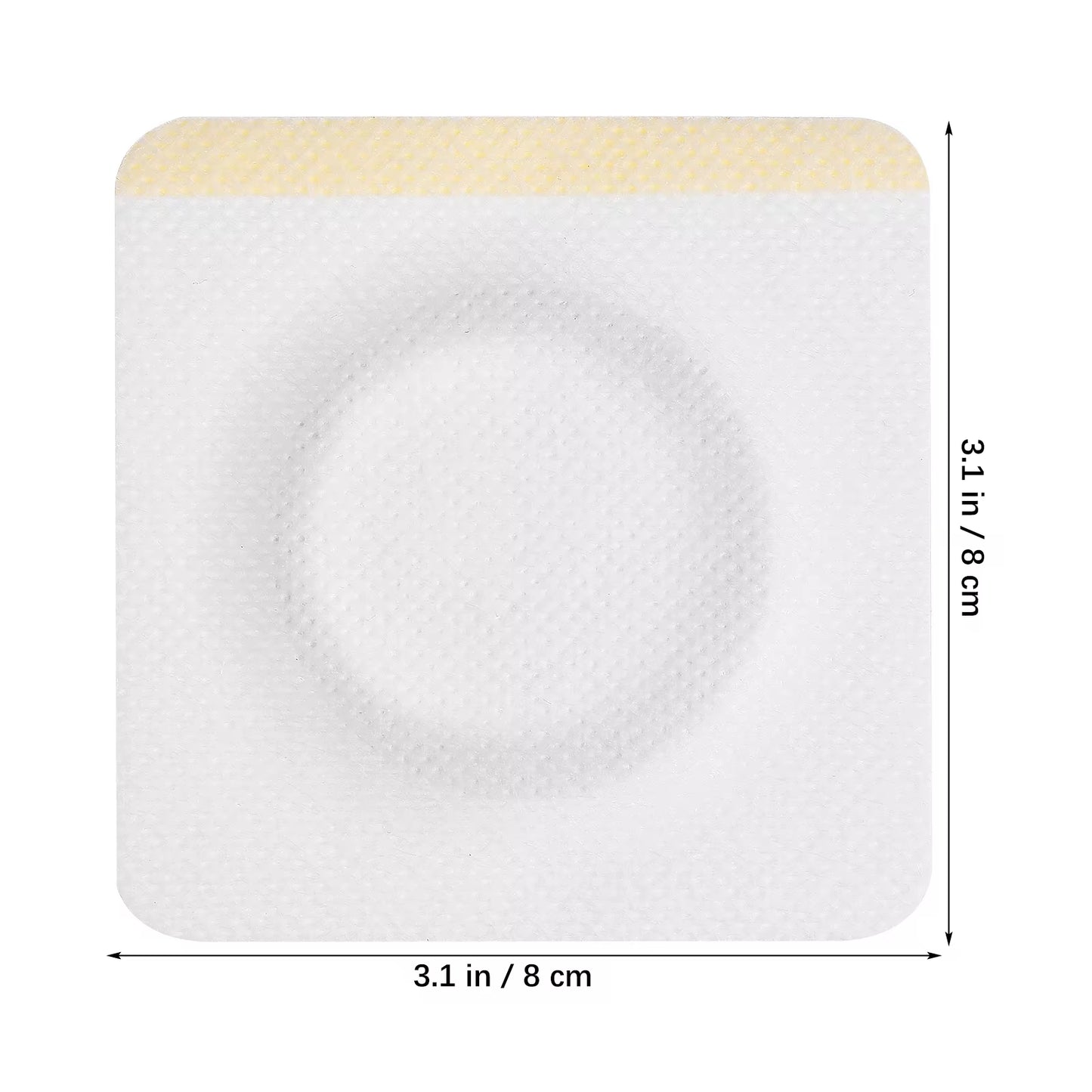 50Pcs Plaster Air Permeable Belly Button Stickers Fabric Patches for Comfort Navel Adhesive Body Empty Belly Button Shield