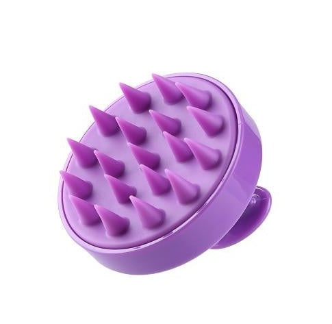 Silicone scalp massage hair brush