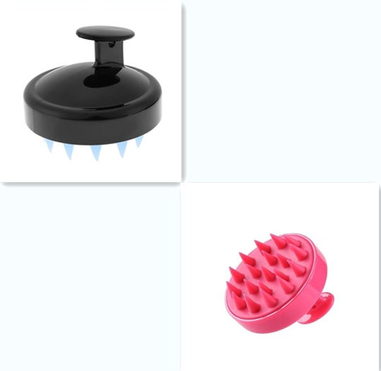 Silicone scalp massage hair brush