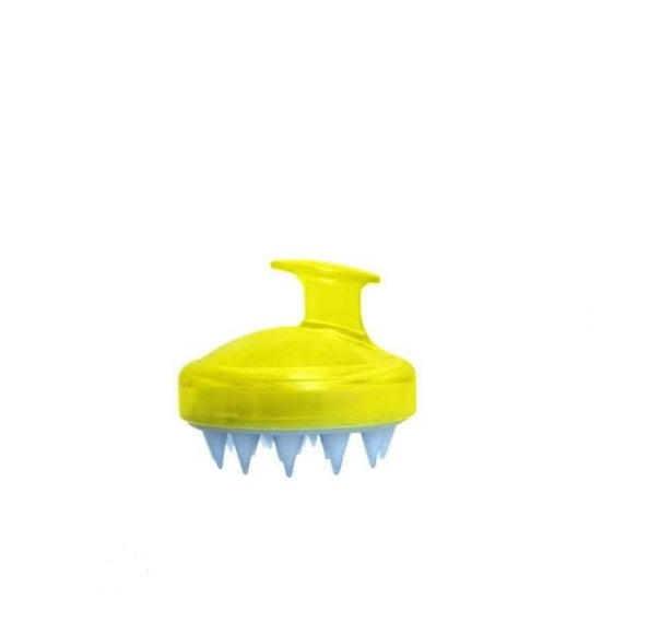 Silicone scalp massage hair brush