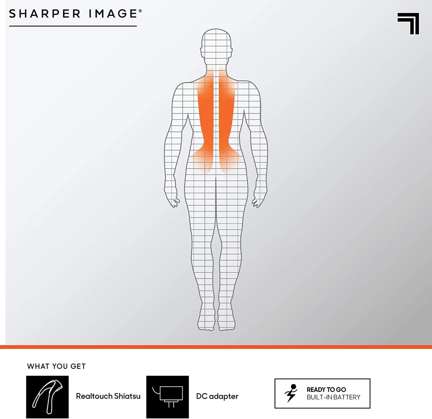 Realtouch Shiatsu Massager, Warming Heat Soothes Sore Muscles, Wireless & Rechargeable - Best Massager for Neck Back Shoulders Feet Legs, Kneading Massage Pillow, Pain Relief Gift