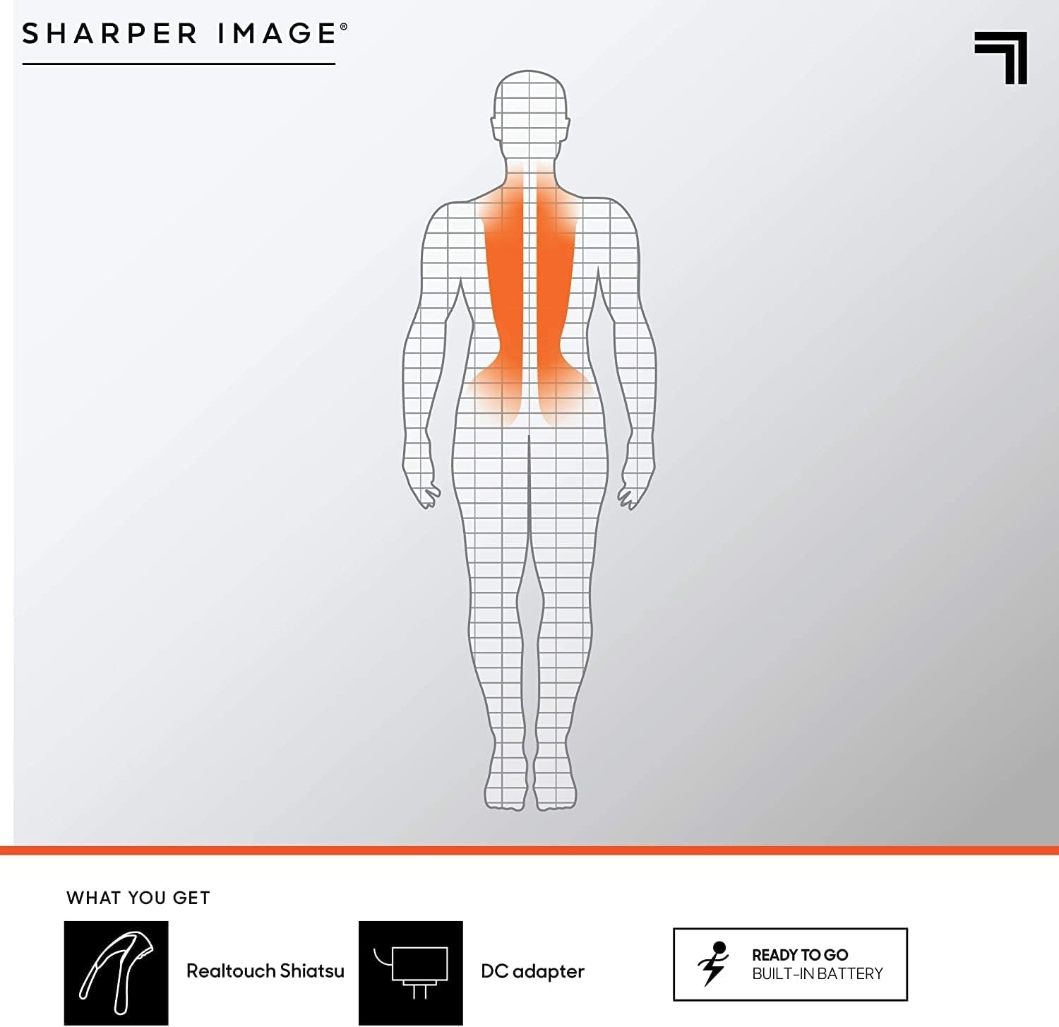 Realtouch Shiatsu Massager, Warming Heat Soothes Sore Muscles, Wireless & Rechargeable - Best Massager for Neck Back Shoulders Feet Legs, Kneading Massage Pillow, Pain Relief Gift