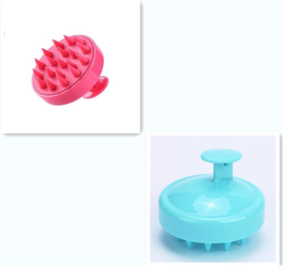 Silicone scalp massage hair brush