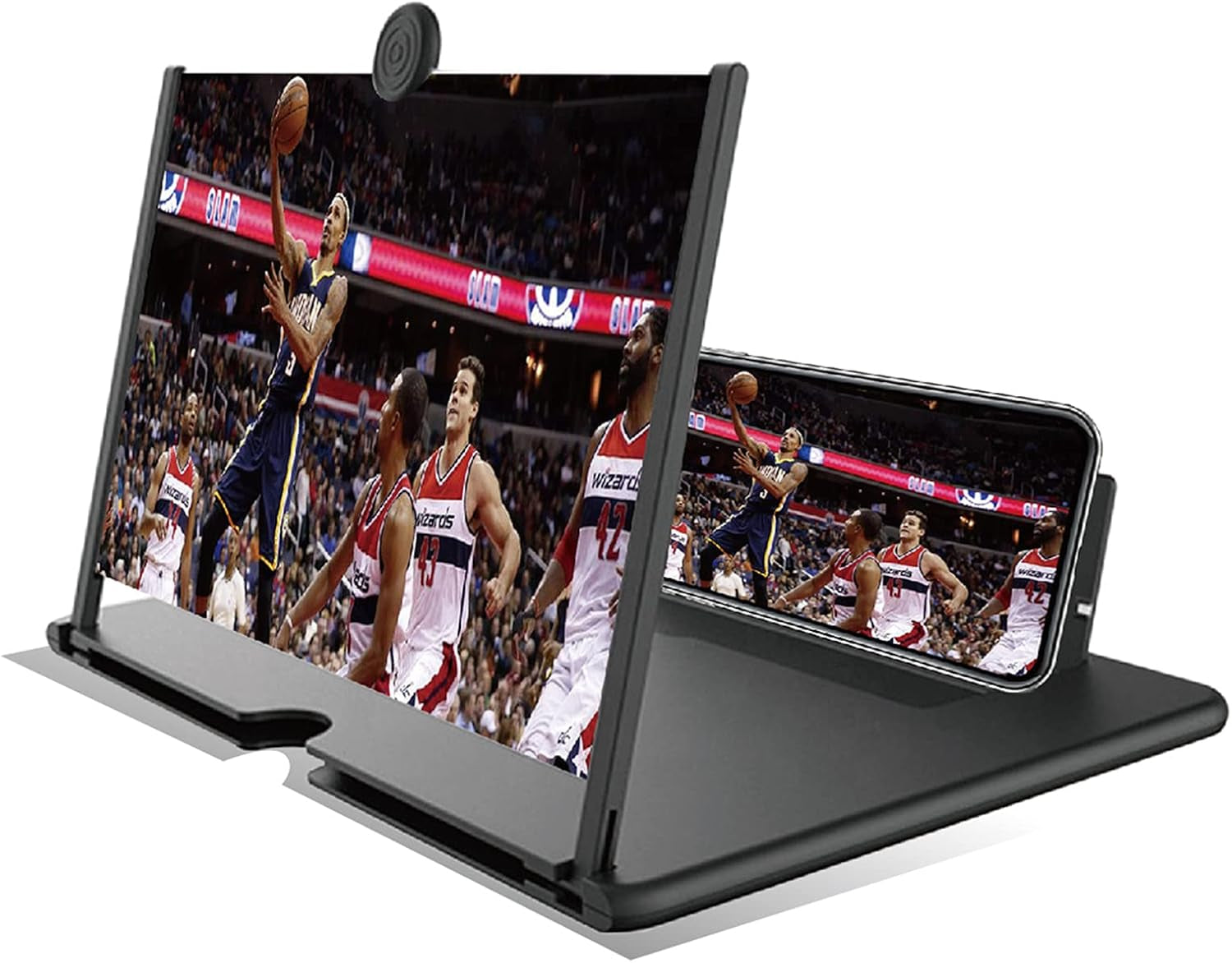 18 Inch Screen Magnifier for Cell Phone 3D Hd Phone Screen Magnifier,Portable Phone Screen Amplifier Enlarger for Movies Videos Gaming for All Smartphones