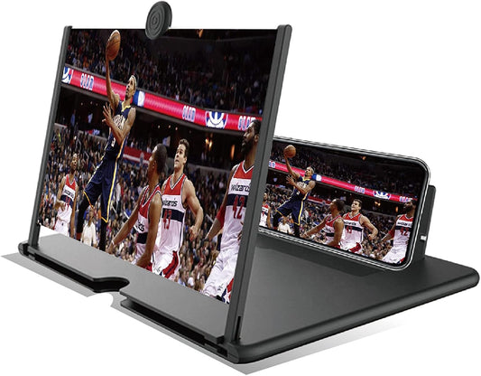 18 Inch Screen Magnifier for Cell Phone 3D Hd Phone Screen Magnifier,Portable Phone Screen Amplifier Enlarger for Movies Videos Gaming for All Smartphones