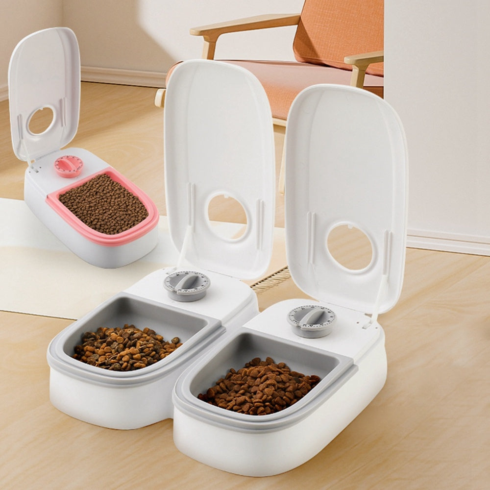 PawPal Automatic Pet Feeder: Smart Food Dispenser for Cats and Dogs with Timer & Stainless Steel Bowl