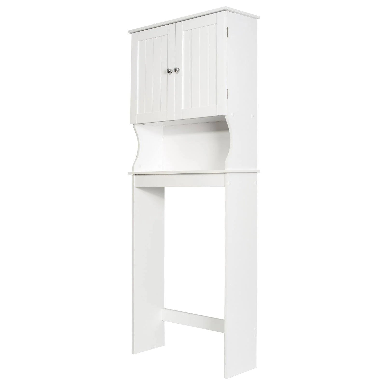 Country Two Door over the Toilet Cabinet, Adjustable Shelf, Espresso