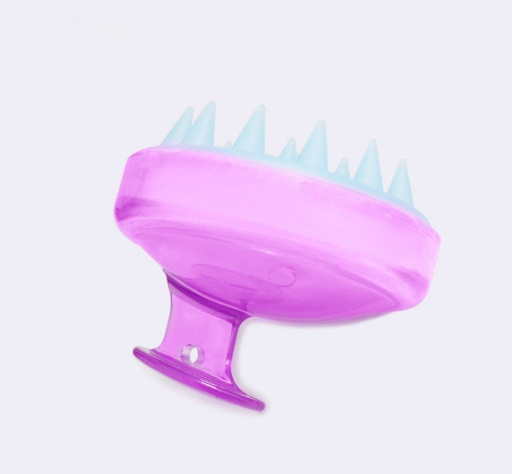 Silicone scalp massage hair brush