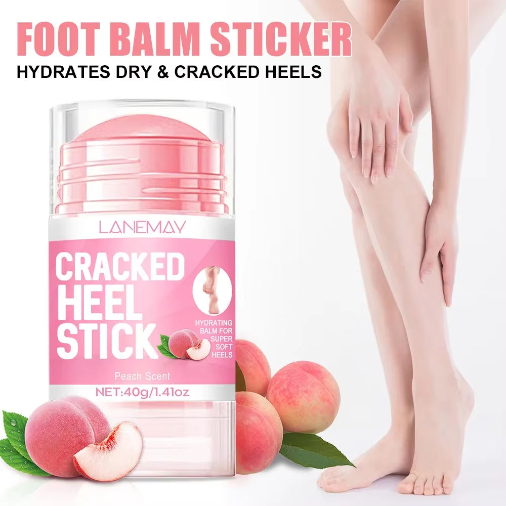 40G Ultra-Hydrating Foot Cream Softening Dry Cracked Feet Daily Foot Care Solution Feet Cream Stick Repairing Moisturizing Tool