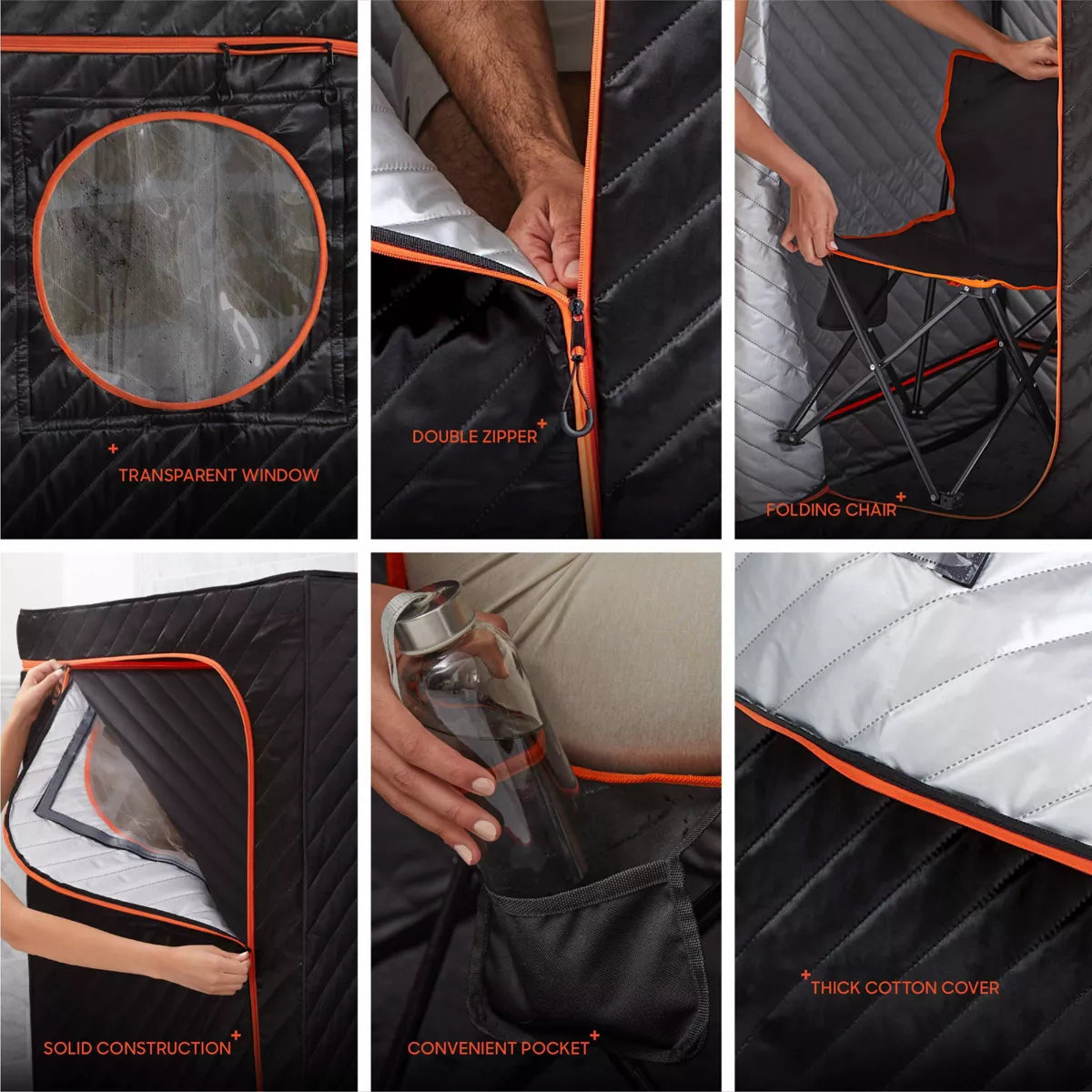 Sharper Image Steam Sauna Portable Body Massager