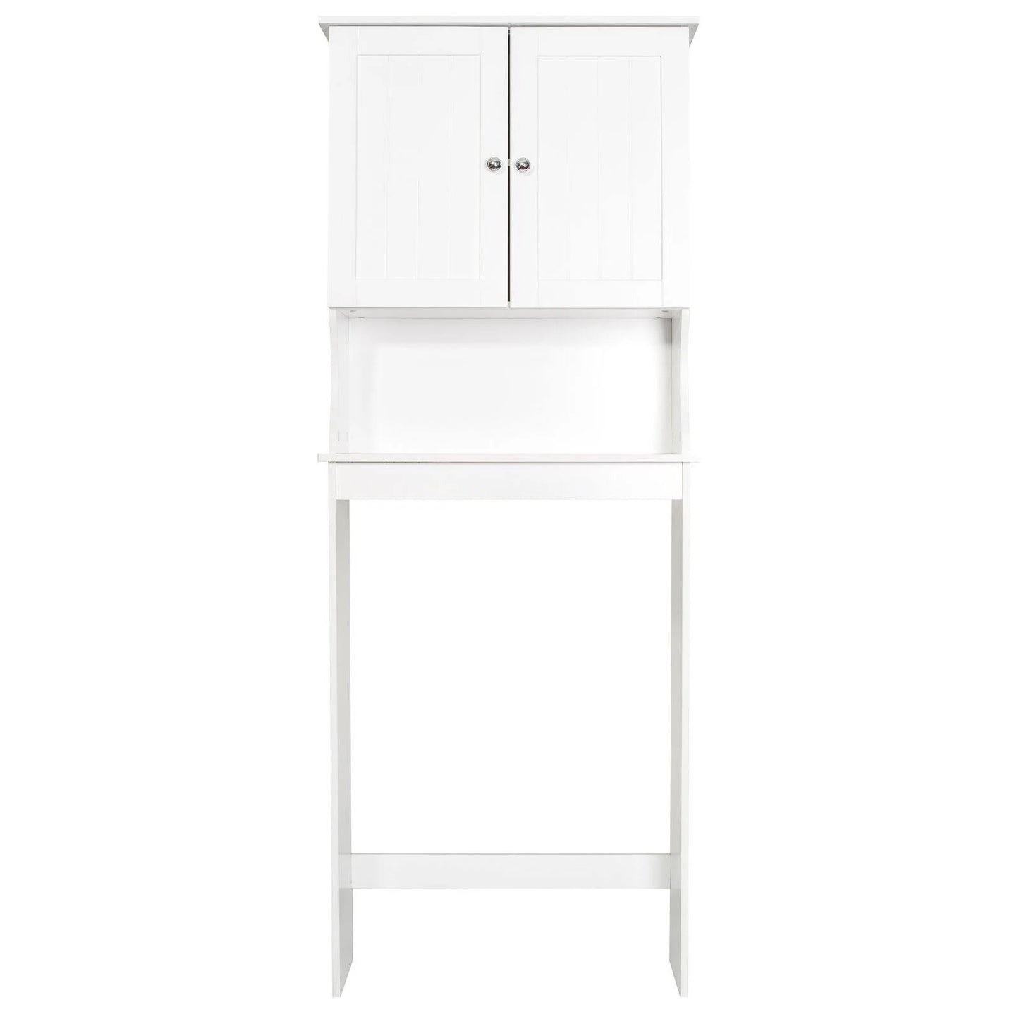 Country Two Door over the Toilet Cabinet, Adjustable Shelf, Espresso