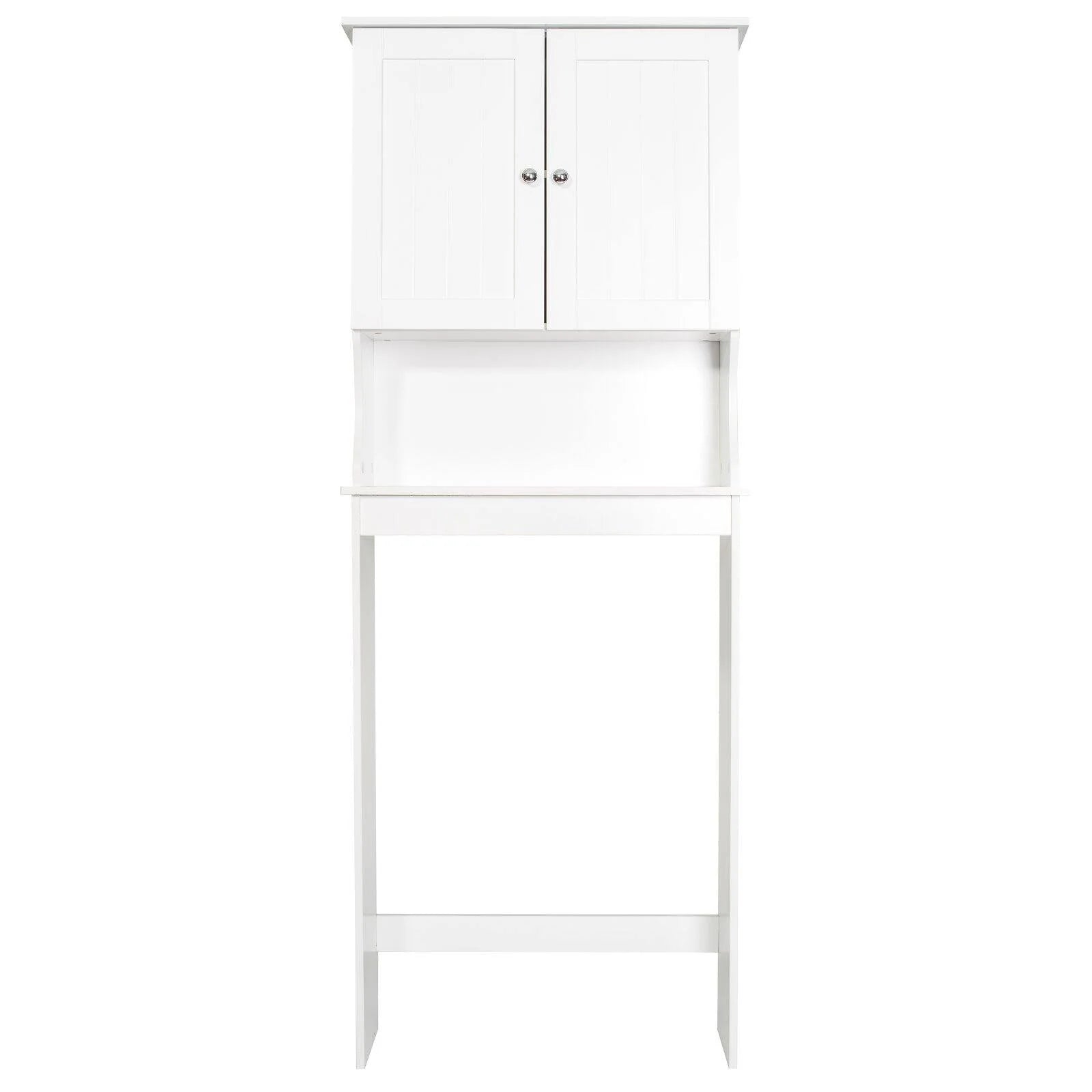 Country Two Door over the Toilet Cabinet, Adjustable Shelf, Espresso
