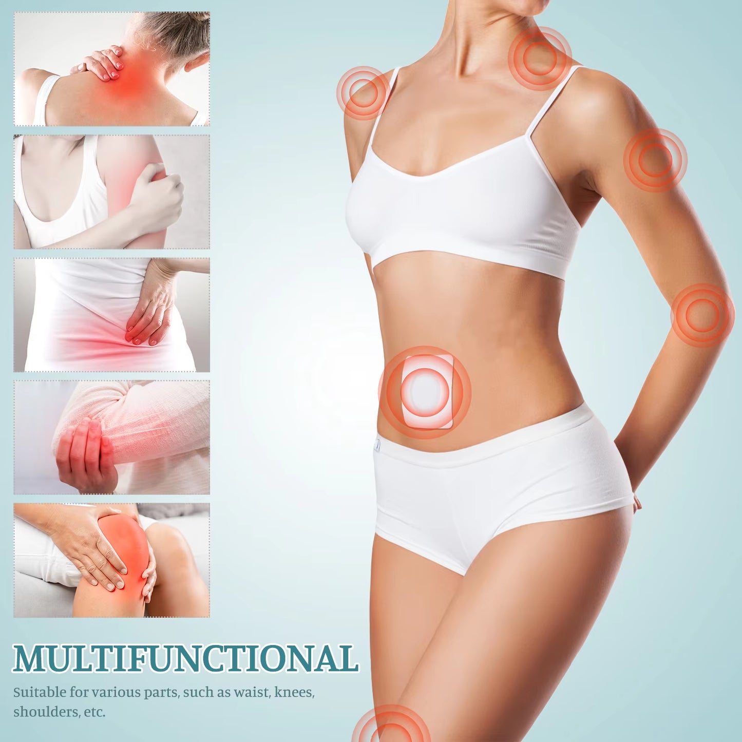 50Pcs Plaster Air Permeable Belly Button Stickers Fabric Patches for Comfort Navel Adhesive Body Empty Belly Button Shield