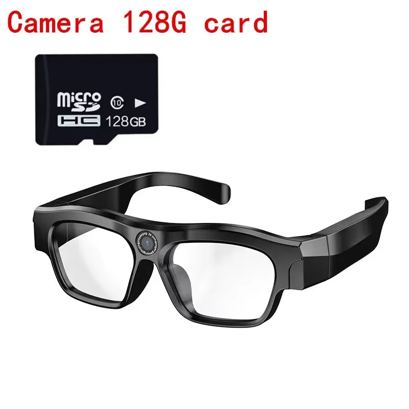 2K/4K High-Definition Sports Camera Sunglasses with Bluetooth Call Functionality for Outdoor Video Recording
