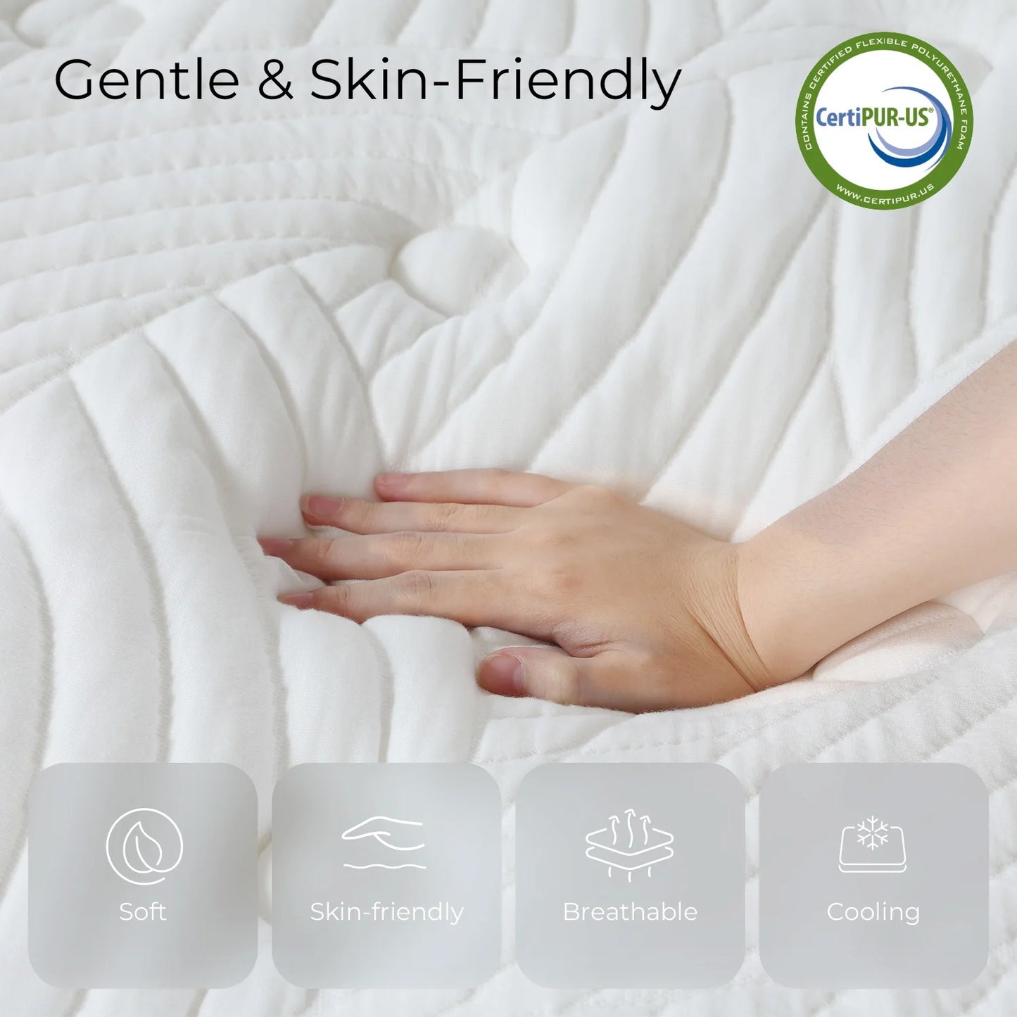 Twilighty 12" King Size Medium Adult Hybrid Mattress