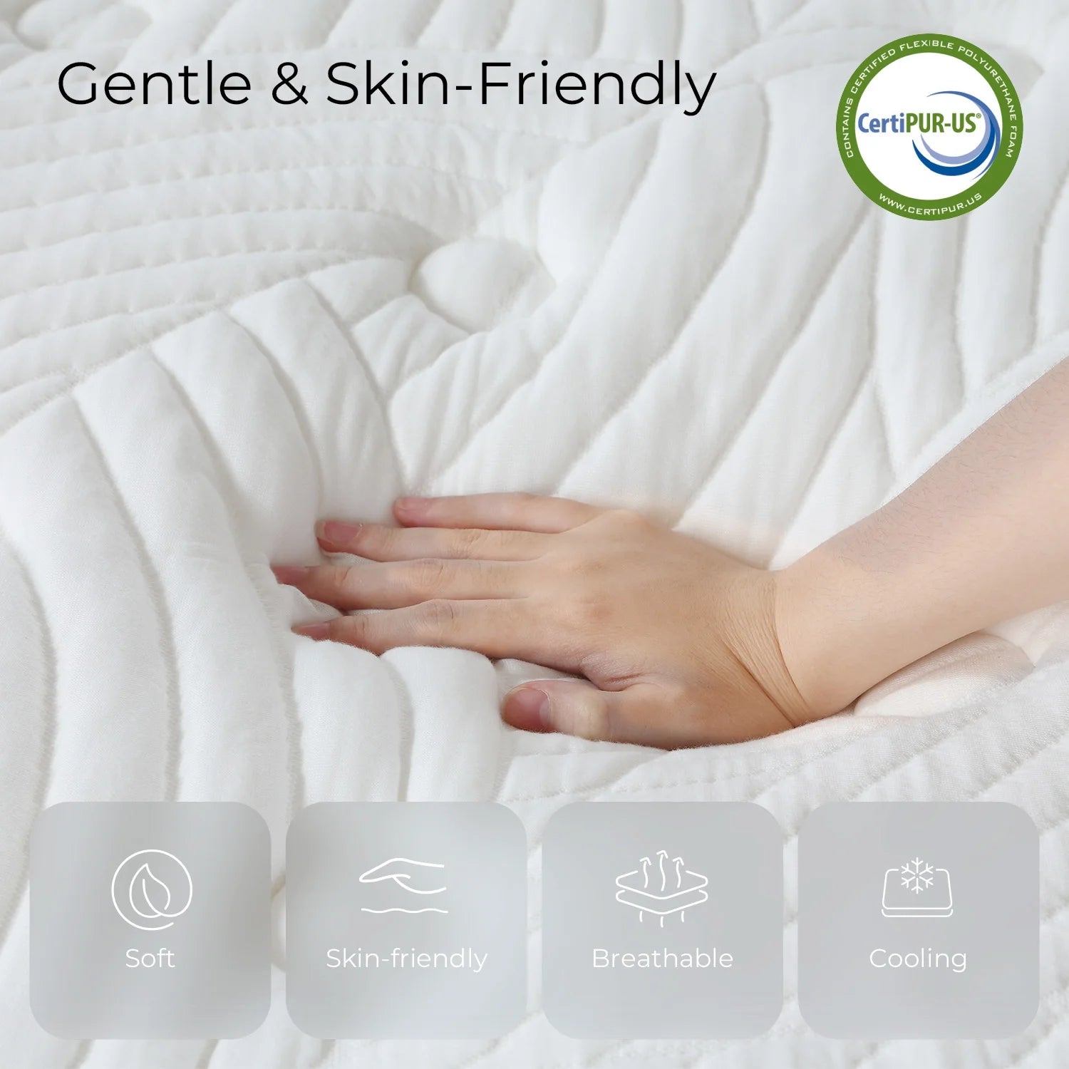 Twilighty 12" King Size Medium Adult Hybrid Mattress