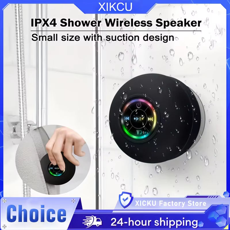 Wireless Speaker Rechargeable Bluetooth-Compatible Speaker with Colorful Light 