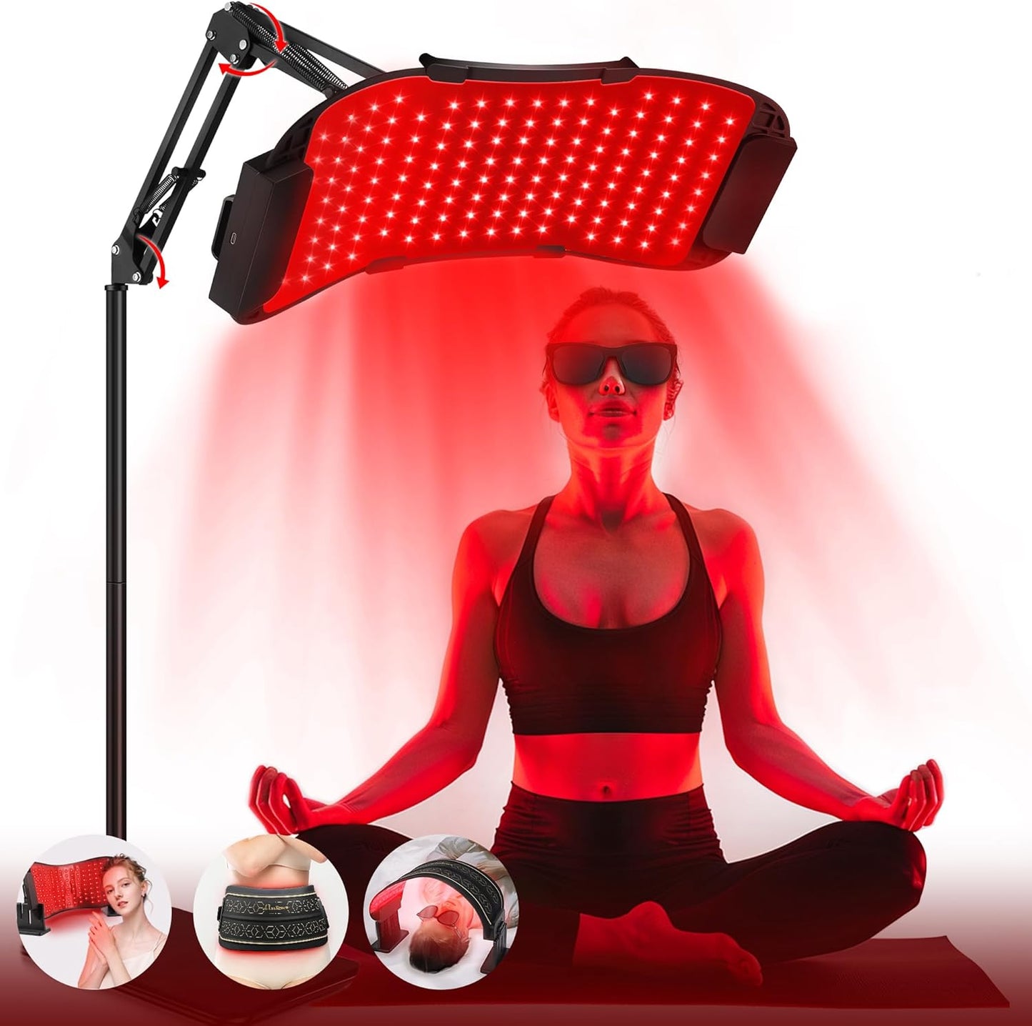 4-in-1 Professional Red Light Therapy Device for Face & Body Care – Anti-Aging & Muscle Recovery