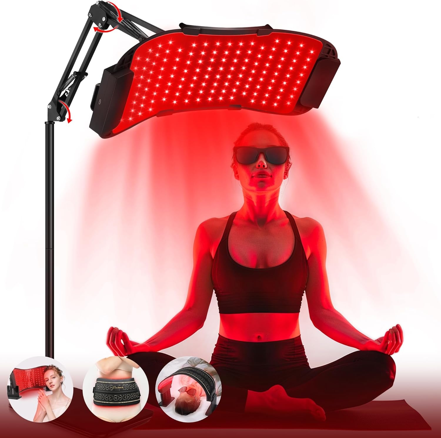 4-in-1 Professional Red Light Therapy Device for Face & Body Care – Anti-Aging & Muscle Recovery
