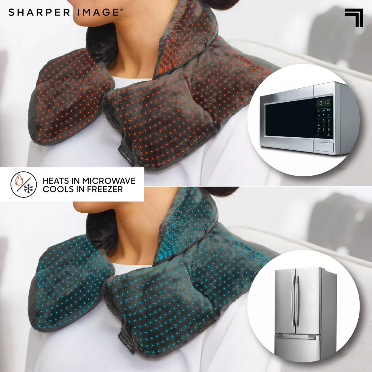 Sharper Image Heated Neck and Shoulder Wrap