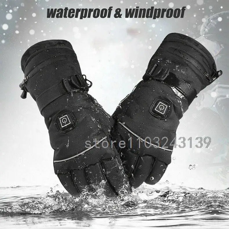 3M Heated Gloves Hand Warmer Electric Thermal Gloves Waterproof Snowboard Cycling Motorcycle Bicycle Ski Outdoor Winter Gloves