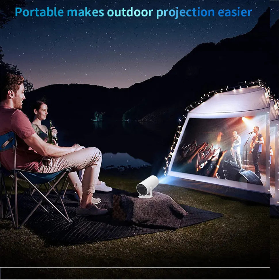 Portable 4K 120 inches Projector for Movies and Games