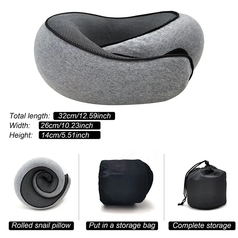 Comfy Neck Hugging pillow for travel sleep and neck pain relief