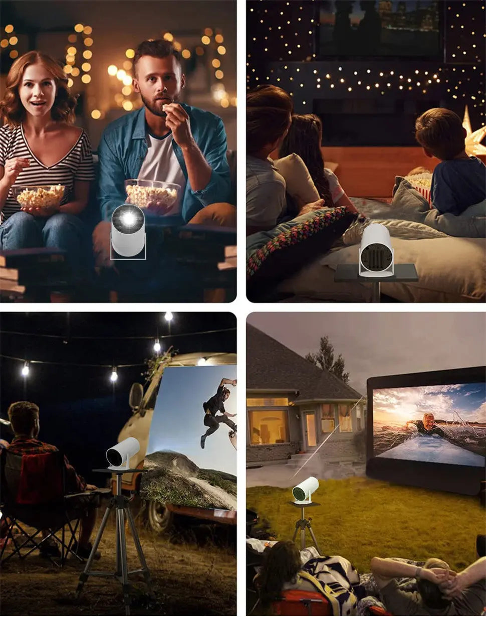 Portable 4K 120 inches Projector for Movies and Games