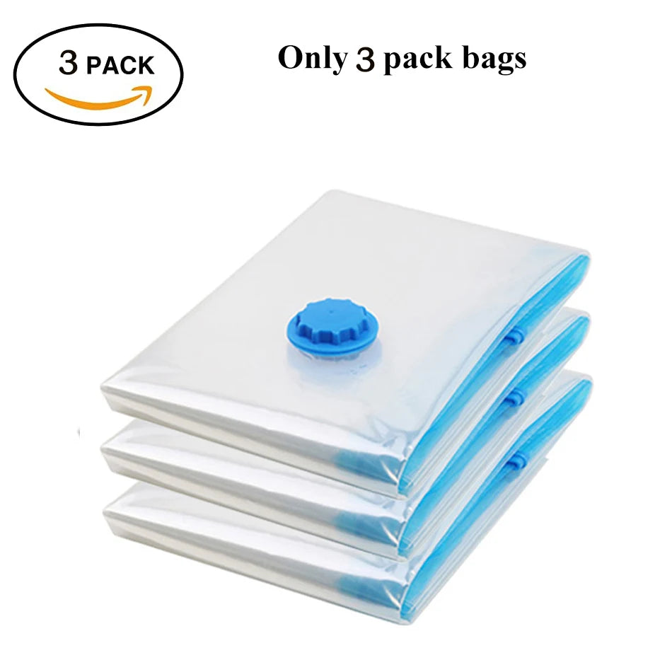 Vacuum Storage Bags Wardrobe Organizer Vacuum Seal Bag Space Saving Bags for Clothes Pillow Bedding Blanket Packaging Storager