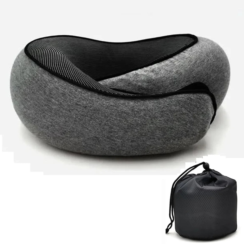 Comfy Neck Hugging pillow for travel sleep and neck pain relief