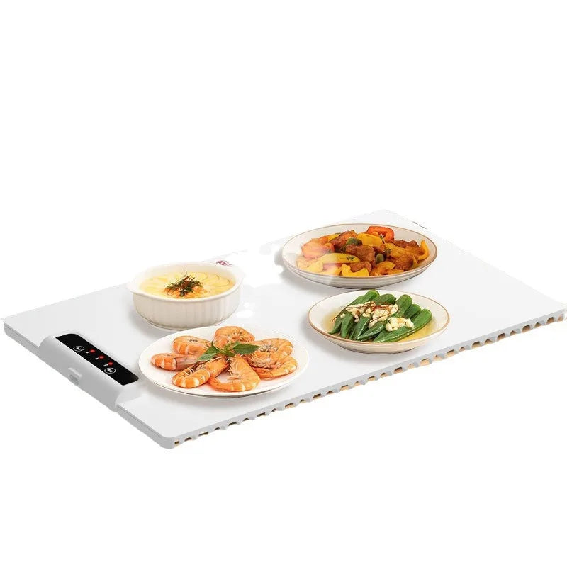 Electric Warming Tray with Adjustable Temperature Smart Warming Plate Silicone Fast Heating for Parties Family Gatherings