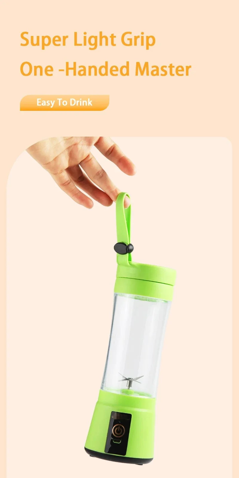 Portable Fruit Juice Blender for fast fruit Juice and smoothies