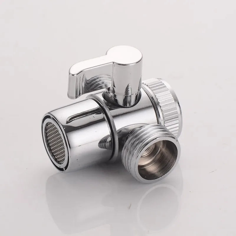 Kitchen Switch Faucet Adapter Sink Water Tap Splitter Diverter Valve Shower Toilet Bidet Tap Connector Bathroom Accessories