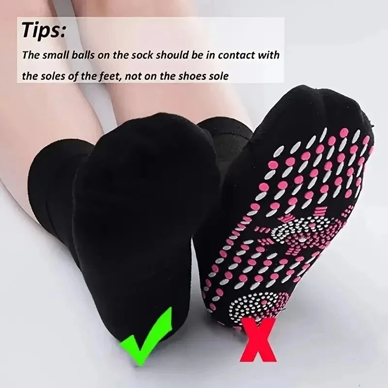 5 Pairs Self Heating Socks for Comfortable MEN'S AND WOMEN'S Warm Sports Socks