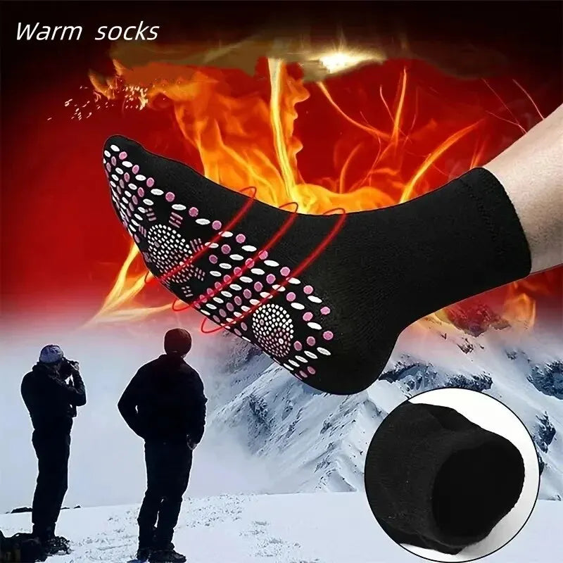 5 Pairs Self Heating Socks for Comfortable MEN'S AND WOMEN'S Warm Sports Socks