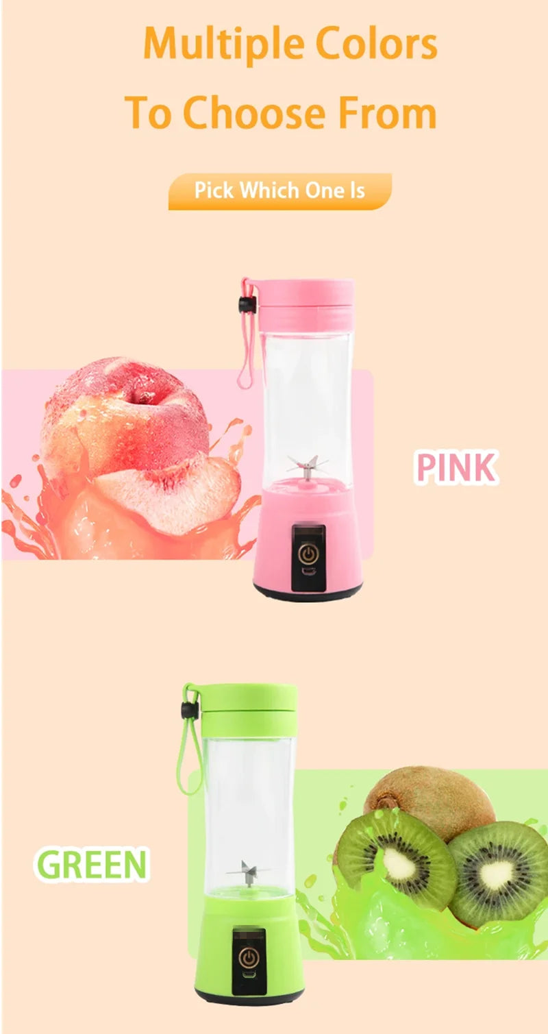 Portable Fruit Juice Blender for fast fruit Juice and smoothies