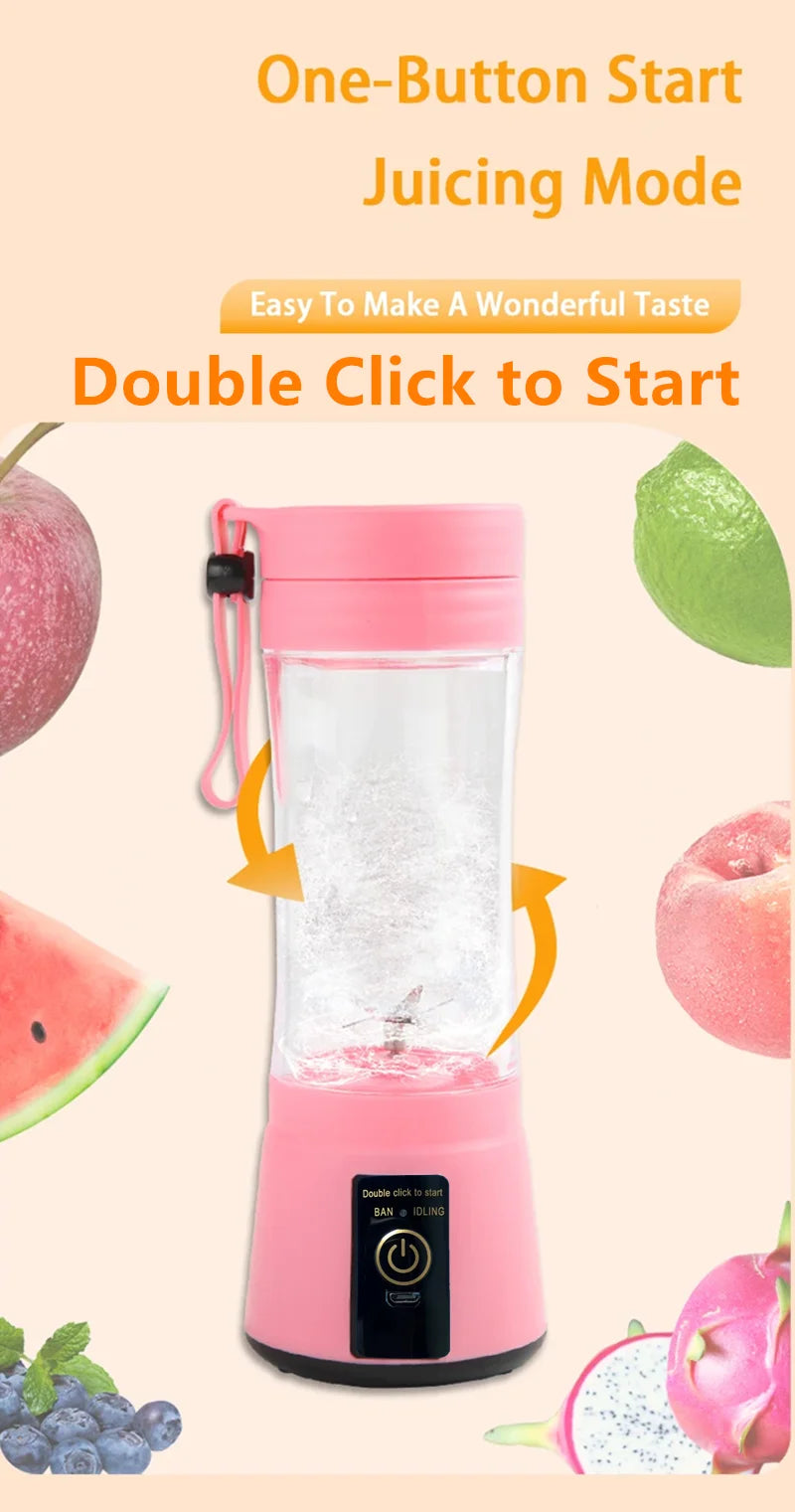 Portable Fruit Juice Blender for fast fruit Juice and smoothies