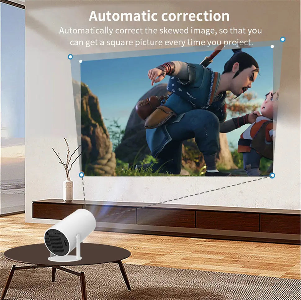 Portable 4K 120 inches Projector for Movies and Games