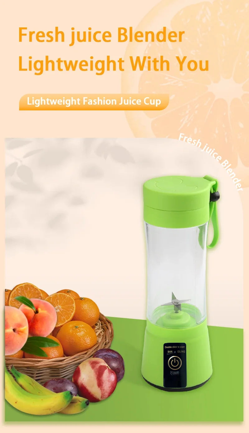 Portable Fruit Juice Blender for fast fruit Juice and smoothies