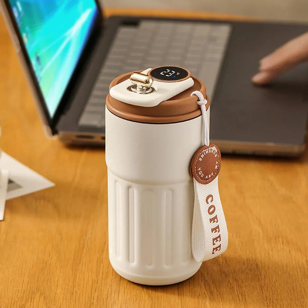 Smart Thermos Bottle LED Temperature Display Coffee Cup 316 Stainless Steel Tumbler Mug Portable Vacuum Flasks Thermoses