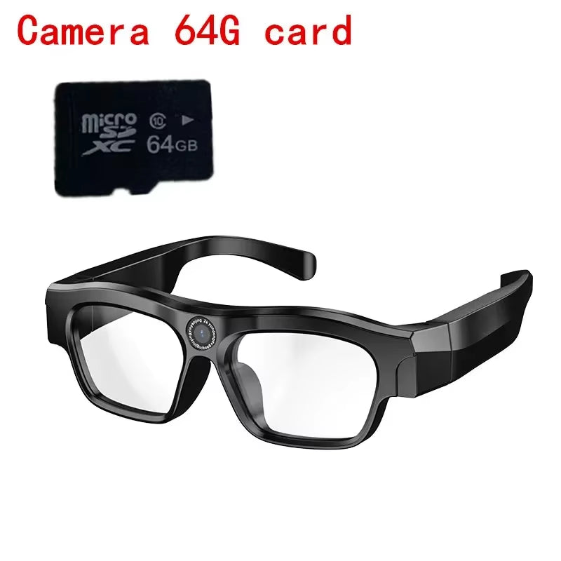 2K/4K High-Definition Sports Camera Sunglasses with Bluetooth Call Functionality for Outdoor Video Recording