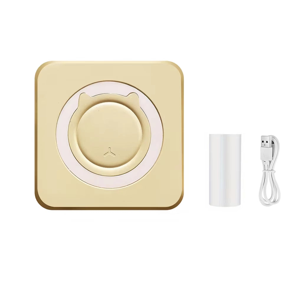 Mini Printer Compatible with IOS and Android, Wireless Mini Photo Printer Label Printer, Portable BT Mini Thermal Printer