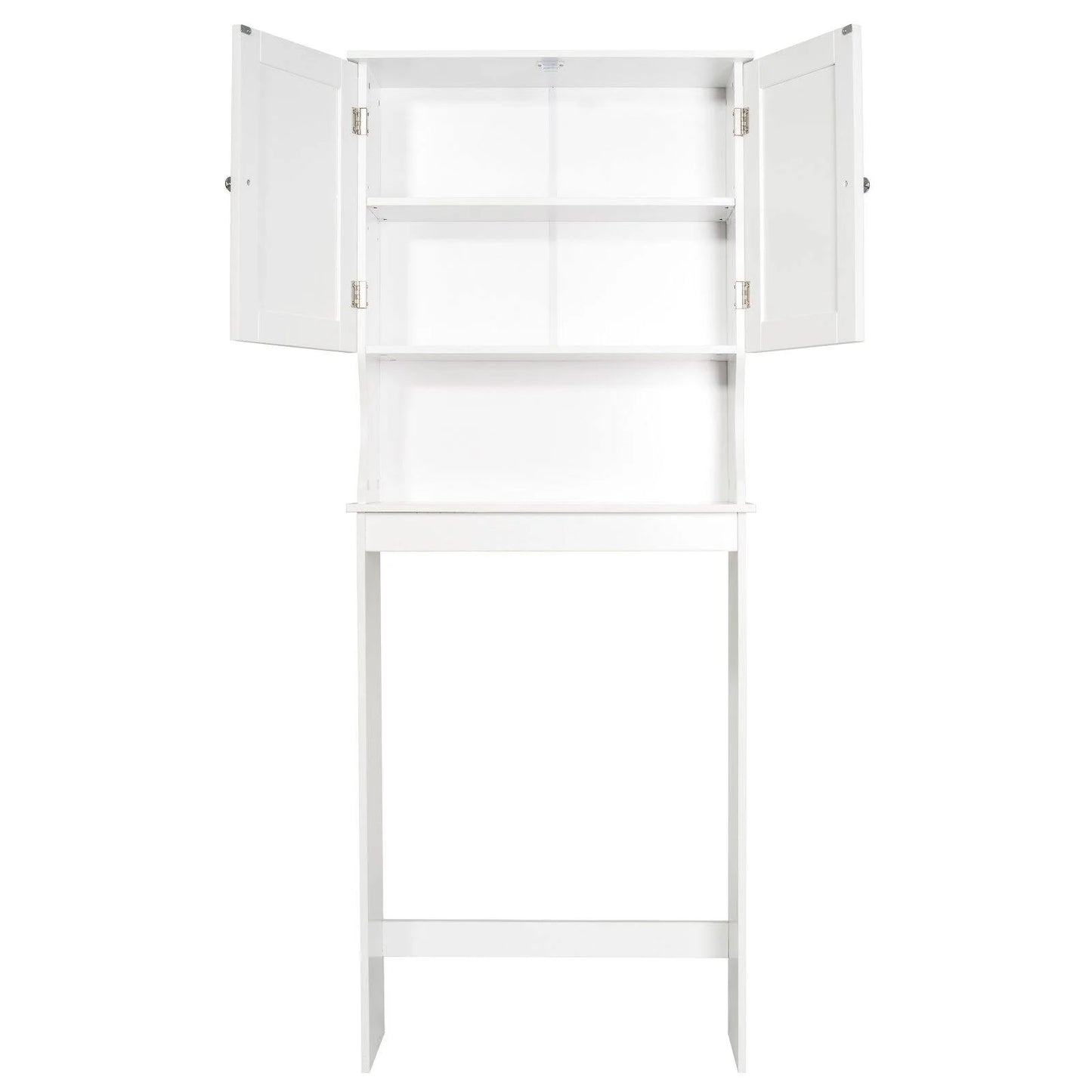 Country Two Door over the Toilet Cabinet, Adjustable Shelf, Espresso