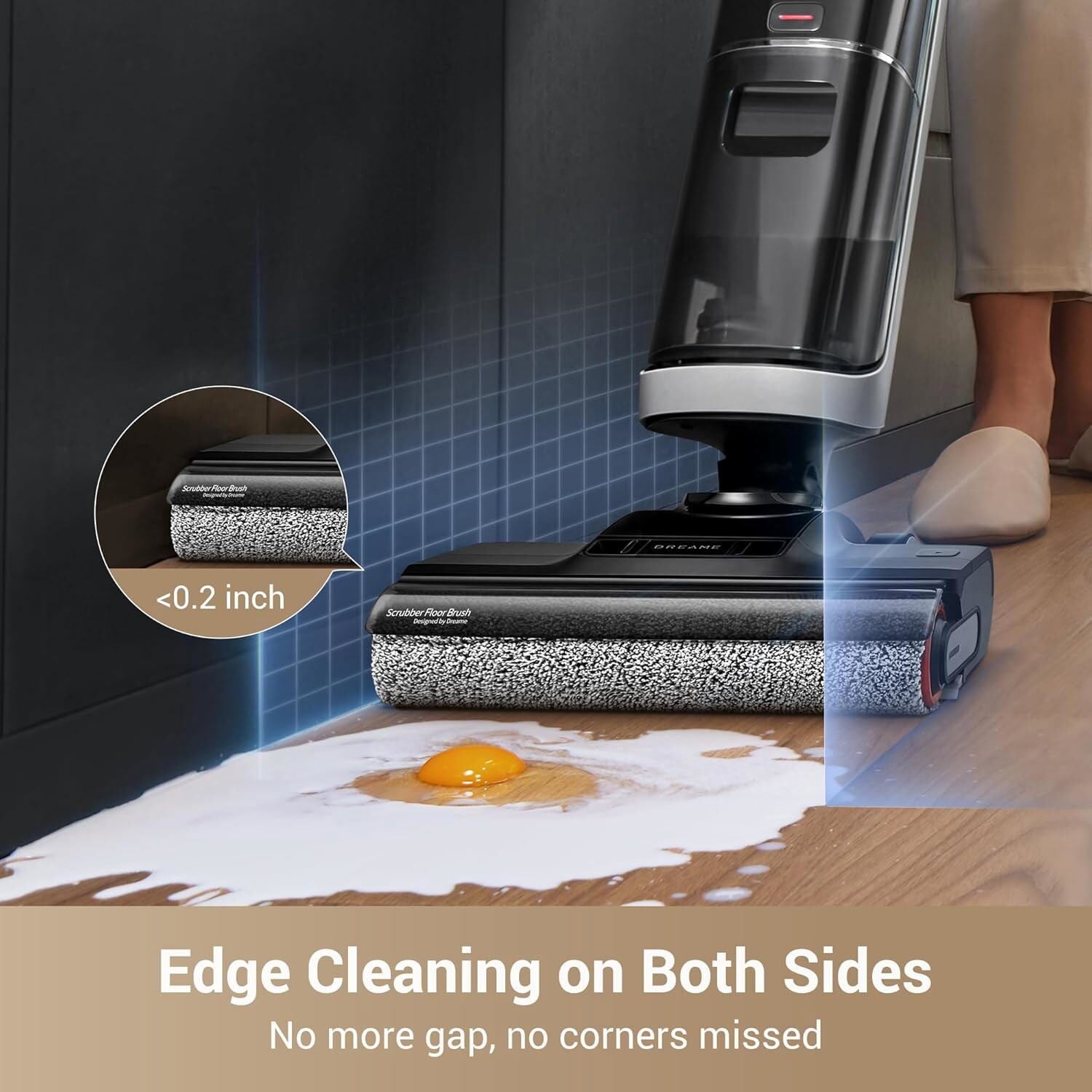 DREAME H14 Wet Dry Vacuum Cleaner 180° Lie-Flat Cordless Vacuum Mop Hot Air New