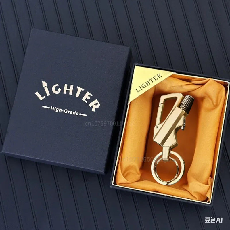 Permanent Match Wireless Lighter with Multi-Function Keychain Bottle Opener, Lit Anytime, Anywhere, Suitable for Outdoorsurvival