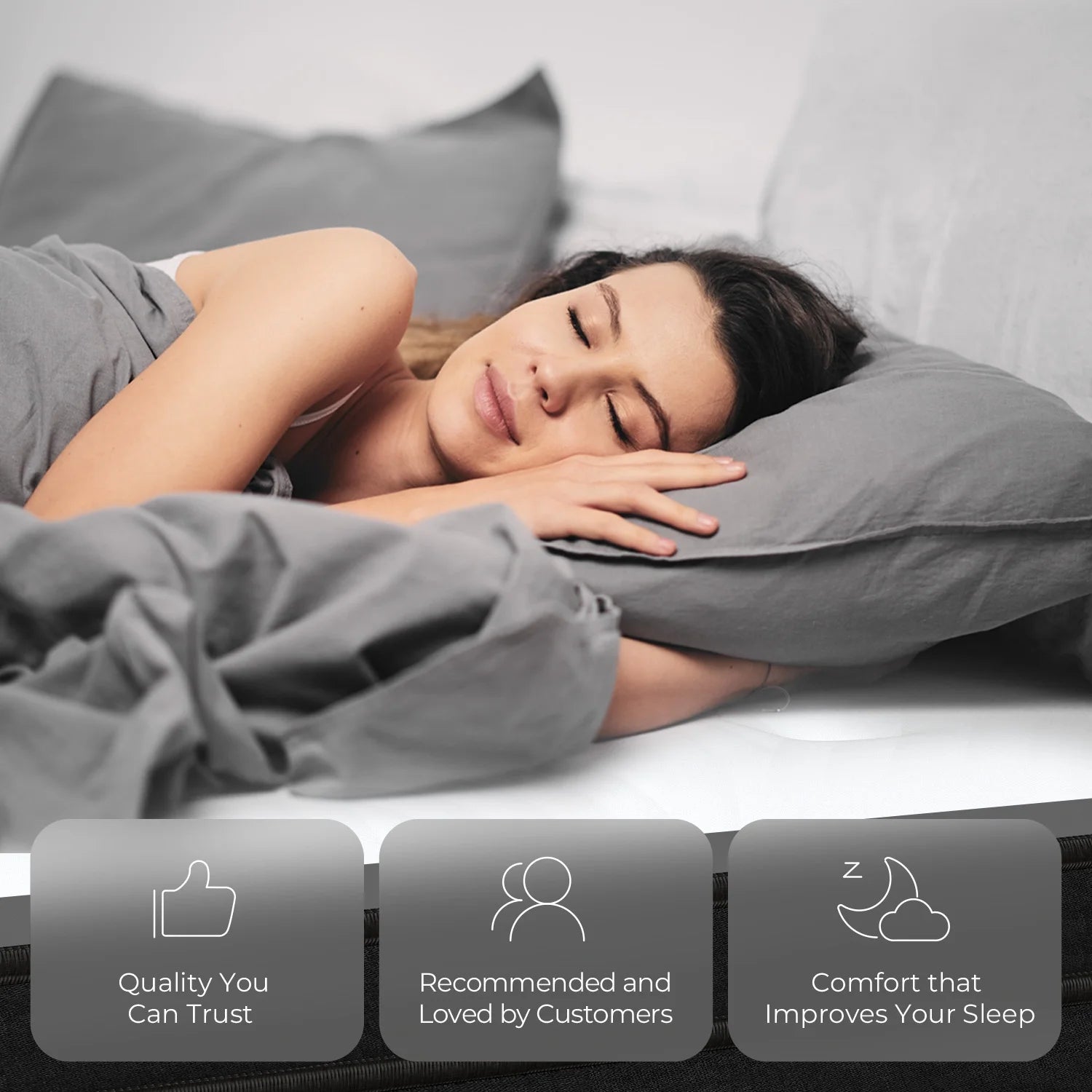 Twilighty 12" King Size Medium Adult Hybrid Mattress