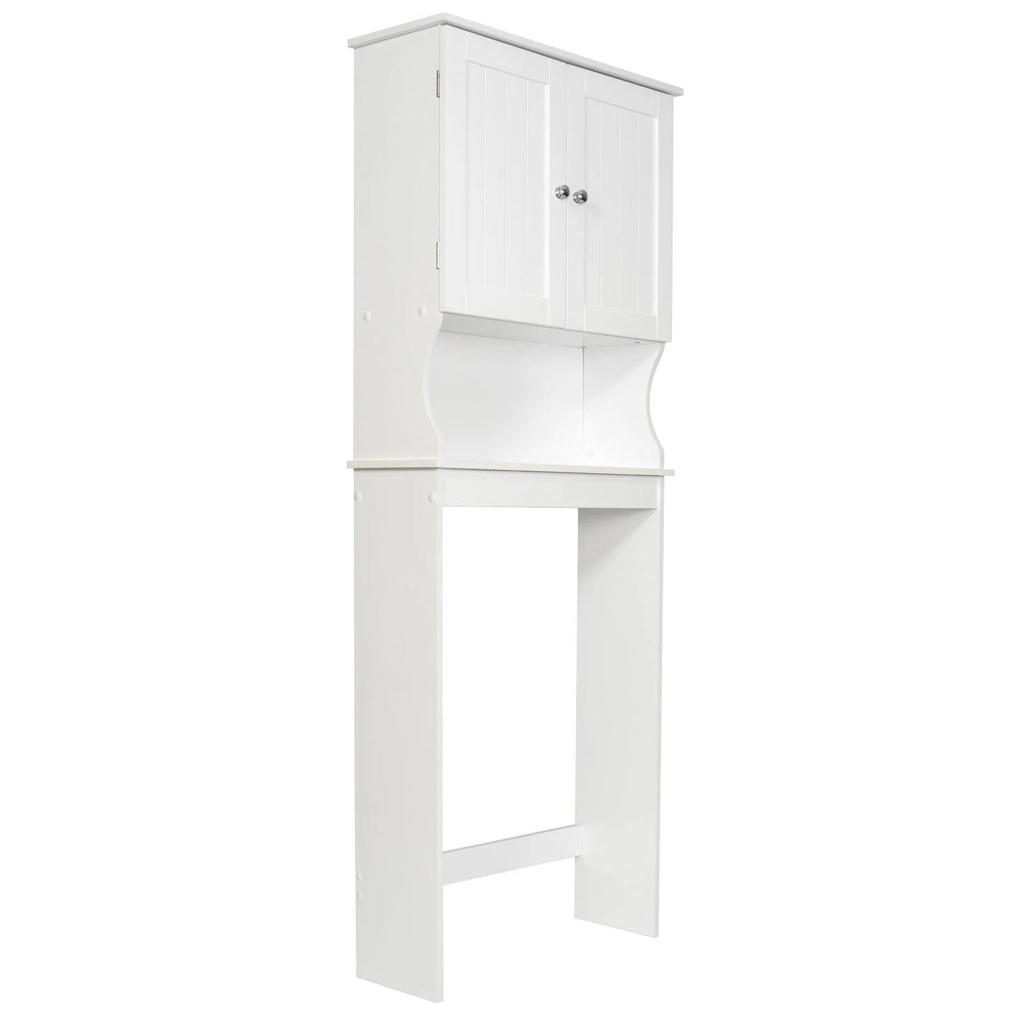 Country Two Door over the Toilet Cabinet, Adjustable Shelf, Espresso