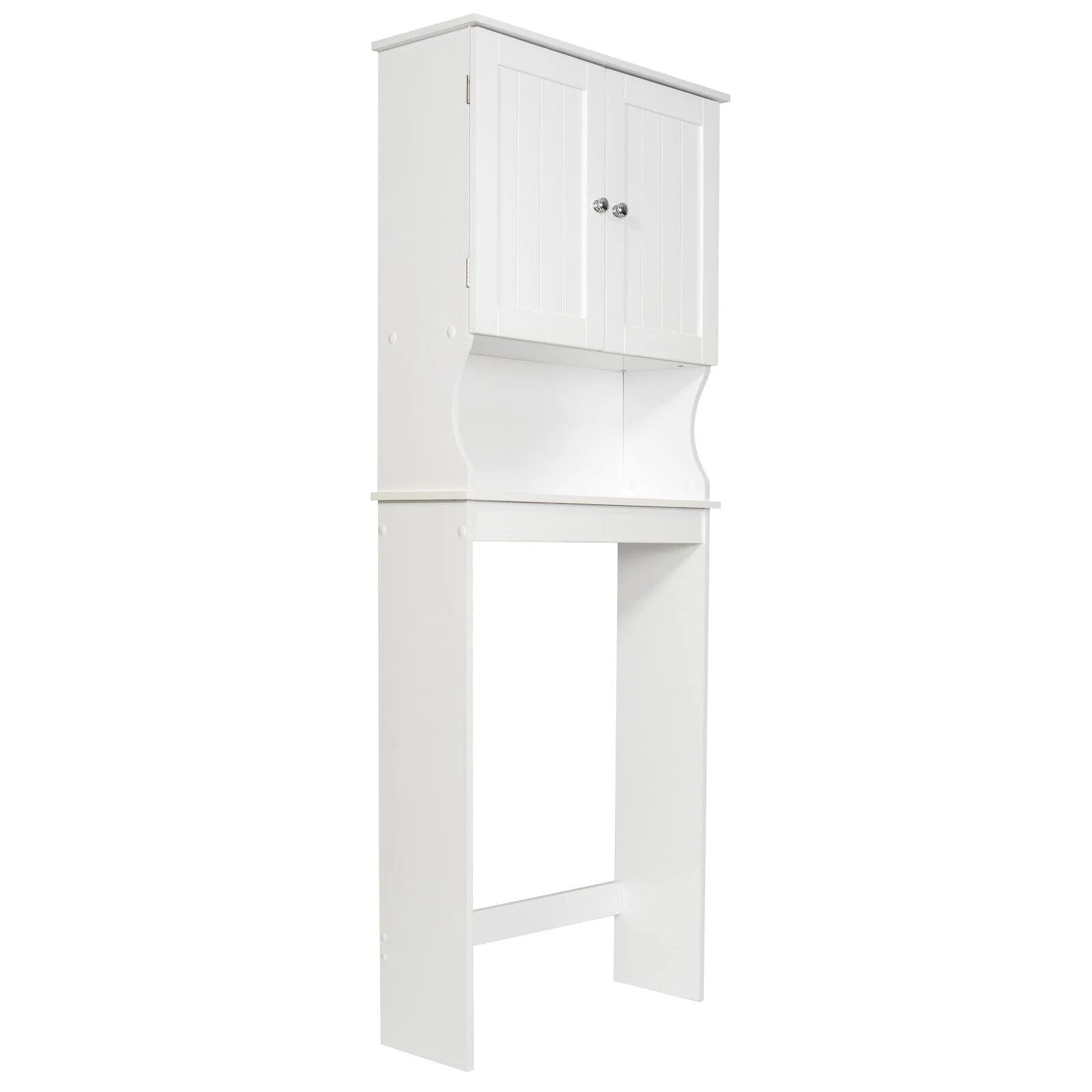 Country Two Door over the Toilet Cabinet, Adjustable Shelf, Espresso